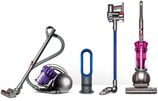 Dyson vacuums with HEPA filtration