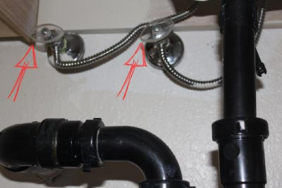 faucet water shutoff valve