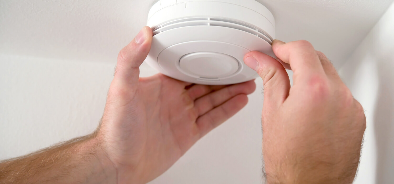 change out smoke detectors