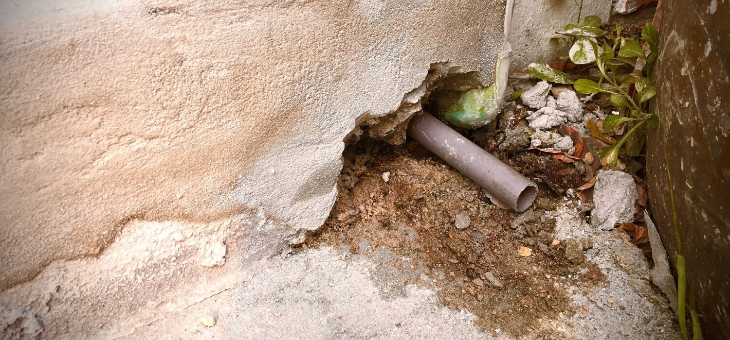 AC Condensate Drain Line Dripping On Concrete