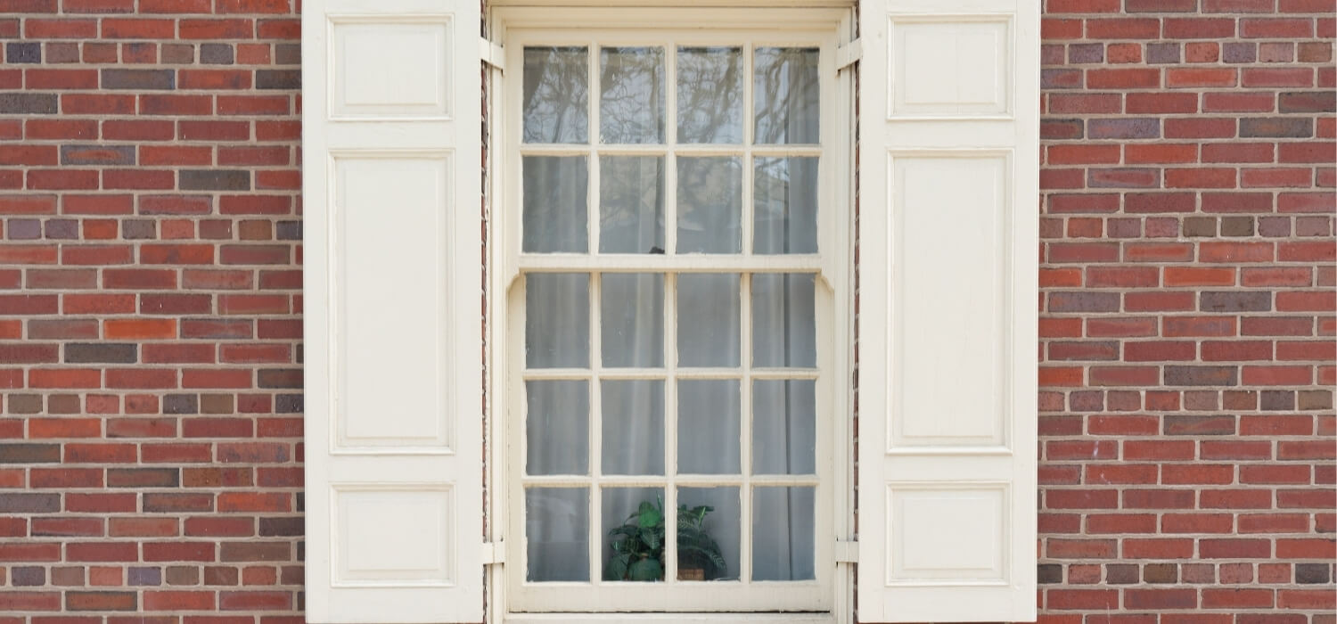 Old Window in Brick Wall