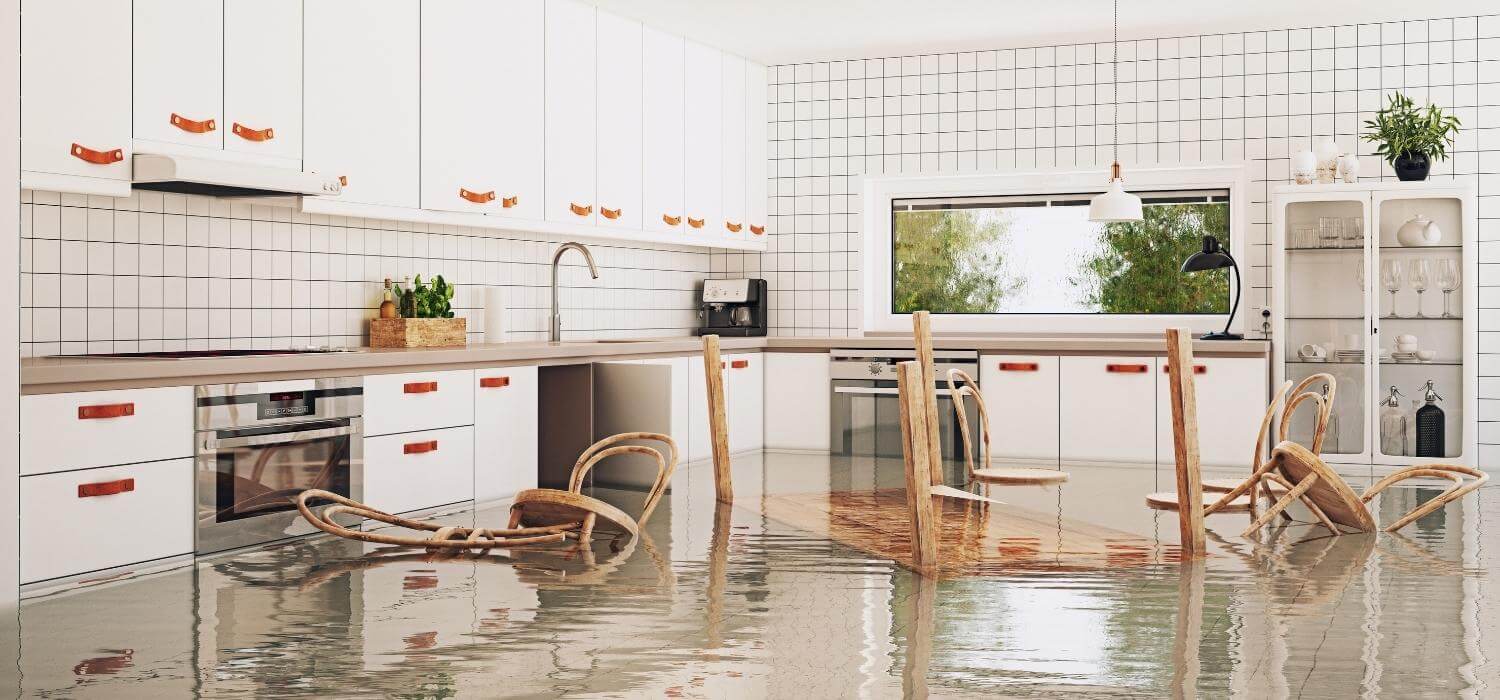 Kitchen Flooding Needing Emergency Plumber
