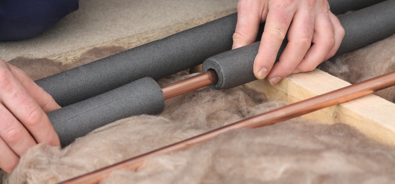 Rubber pipe insulation